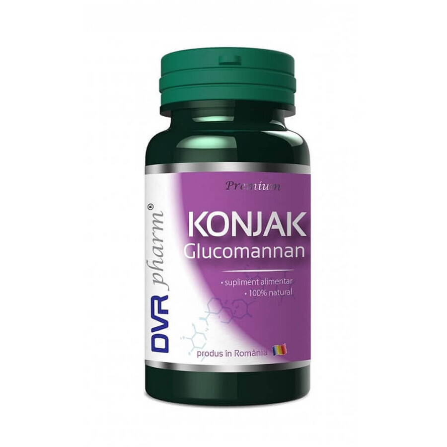 Konjak Glucomannan, 120 capsule, DVR Pharm