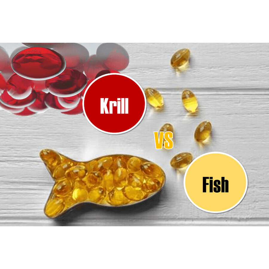 Korill ulei pur de krill 500 mg, 30 capsule, Sanience