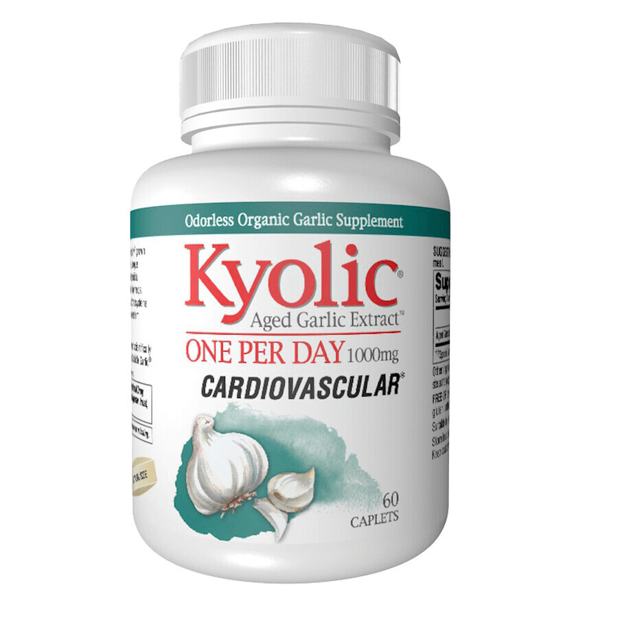 Kyolic One Per Day 1000 mg Cardiovascular, 60 comprimate, Kyolic