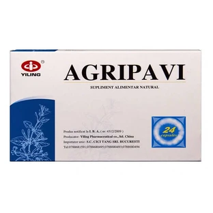 Agripavi, 24 cápsulas, Yilling Pharmaceutical