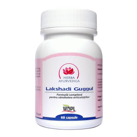 Lakshadi Guggul, 60 Kapseln, Ayurvedisches Kraut