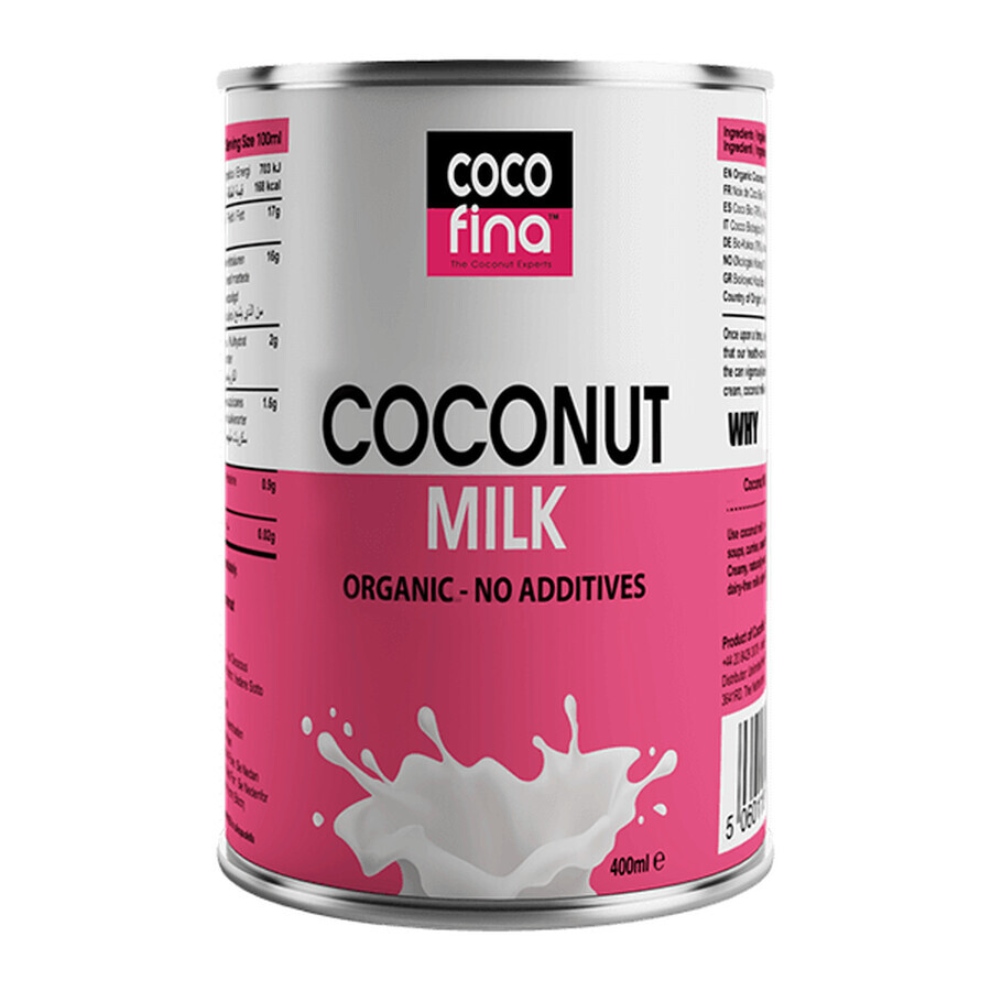 Coconut milk, 400 ml, Cocofina