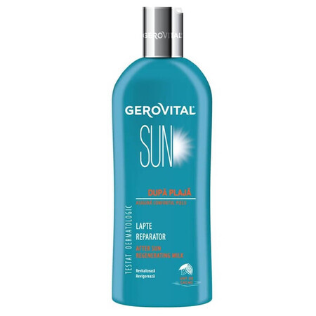 Lapte reparator dupa plaja Gerovital Sun, 200 ml, Farmec