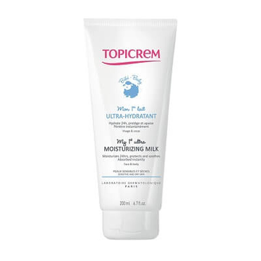 Lapte ultra-hidratant Topicrem Bebe, 200 ml, NIGY