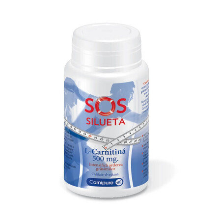 L-Carnitin 500mg SoS Silueta, 60 Kapseln, Rotta Natura