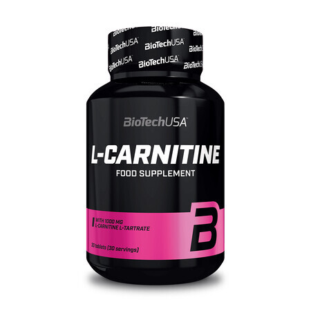 L-Carnitin 1000 mg, 30 Tabletten, BioTech USA