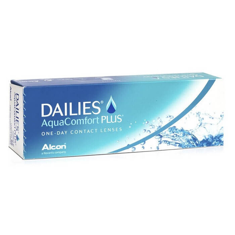 Dailies Aqua Comfort Plus Kontaktlinsen, -0,75, 30 Stück, Alcon