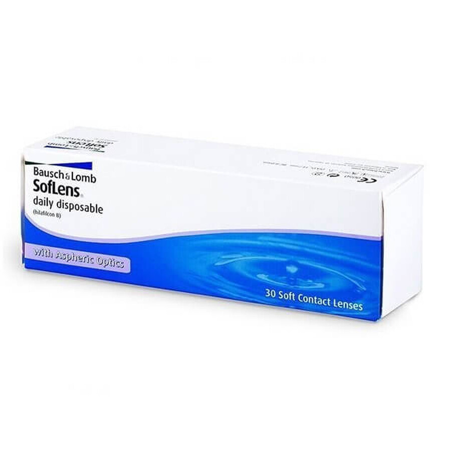 Disposable lenses, SofLens 1 Day, -02.75, 30 pieces, Bausch Lomb