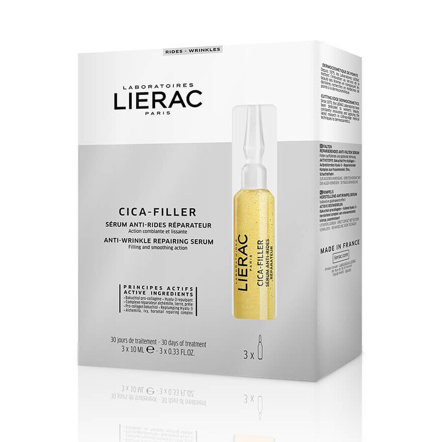 Lierac Cica-Filler ser reparator antirid, 3 fiole x 10 ml, Lierac