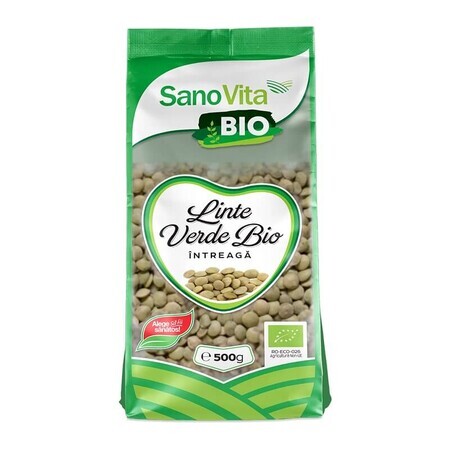 Linte verde BIO, 500g, Sanovita