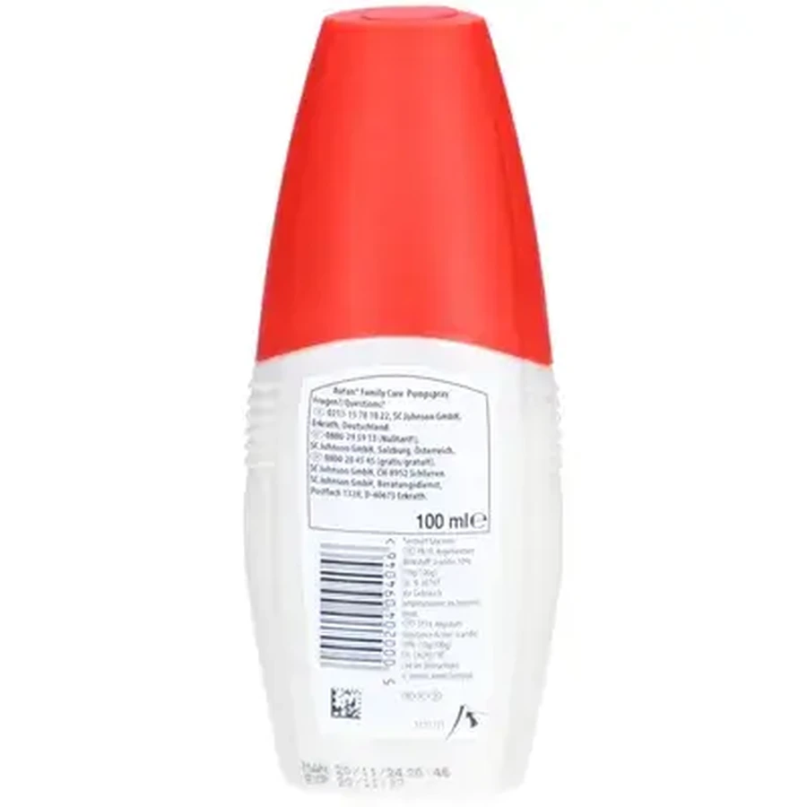Mosquito spray lotion with Aloe Vera, Family Care, 100 ml, Autan