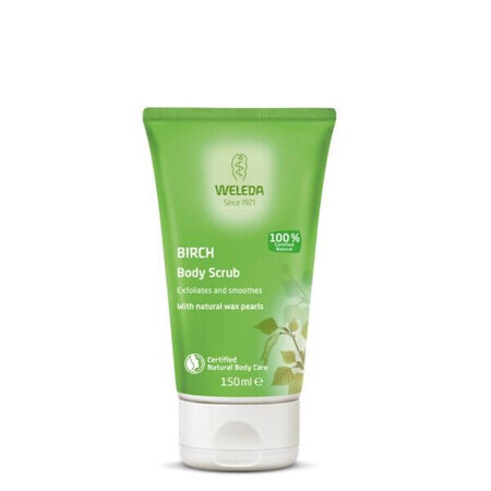 Lotiune exfolianta pentru dus cu mesteacan, 150ml, Weleda