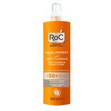 Lotiune spray cu toleranta ridicata SPF 50 Soleil-Protect, 200 ml, Roc
