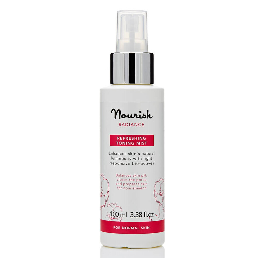 Lotiune tonica hidratanta Radiance Refreshing Toning Mist, 100 ml, Nourish