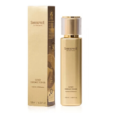 Lotiune tonica pentru hidratarea si reechilibrarea tenului Gold Essence, 120 ml, Shangpree