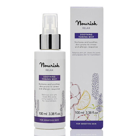 Lotiune tonica Relax Soothing Toning Mist, 100 ml, Nourish