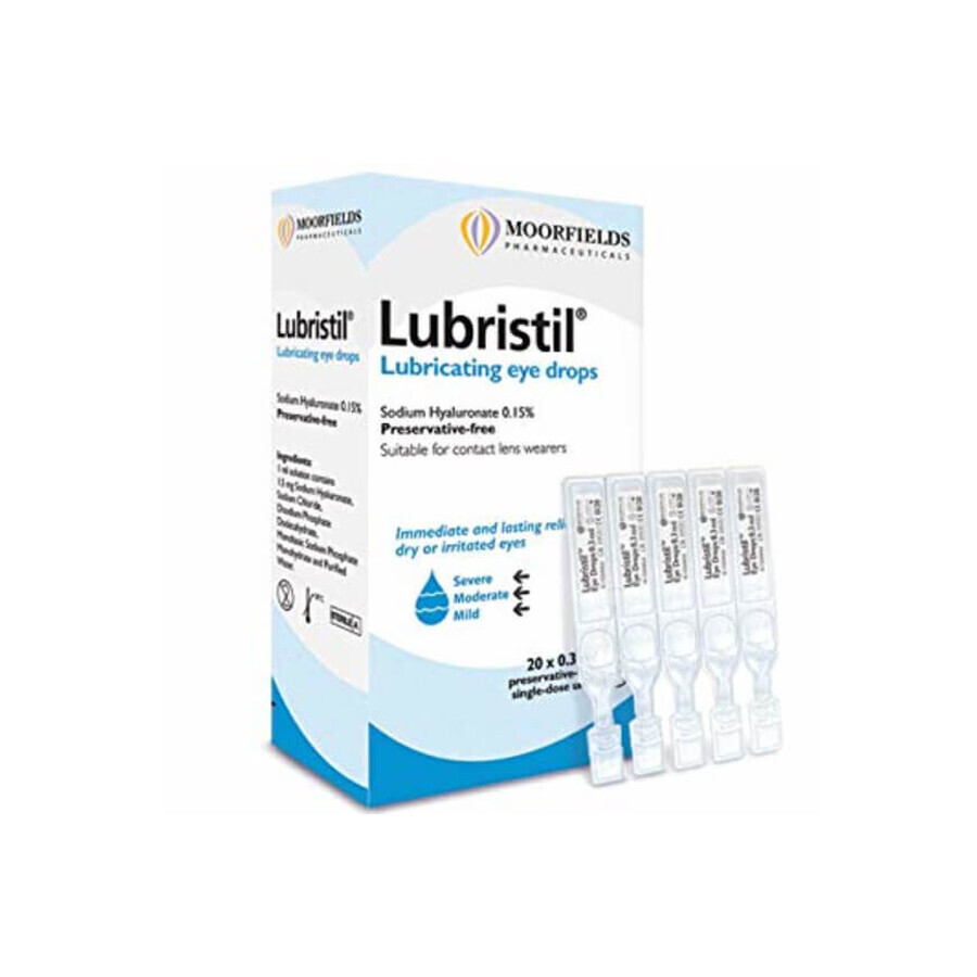 Lubristil soluție, 20x0.3 ml monodoze, Sifi