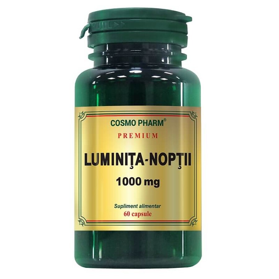 Luminița nopții 1000 mg, 60 capsule, Cosmopharm