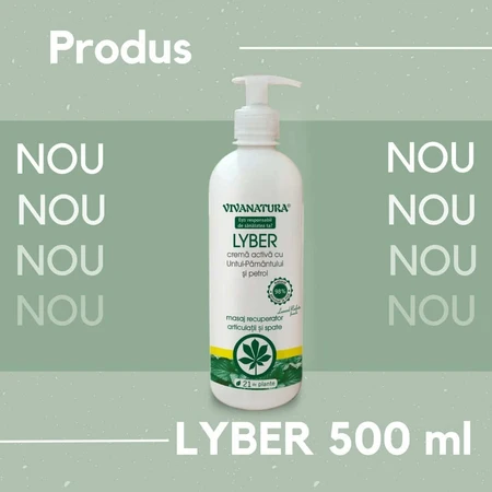 Lyber active cream with Earth Butter and Petroleum, 500 ml, Vivanatura