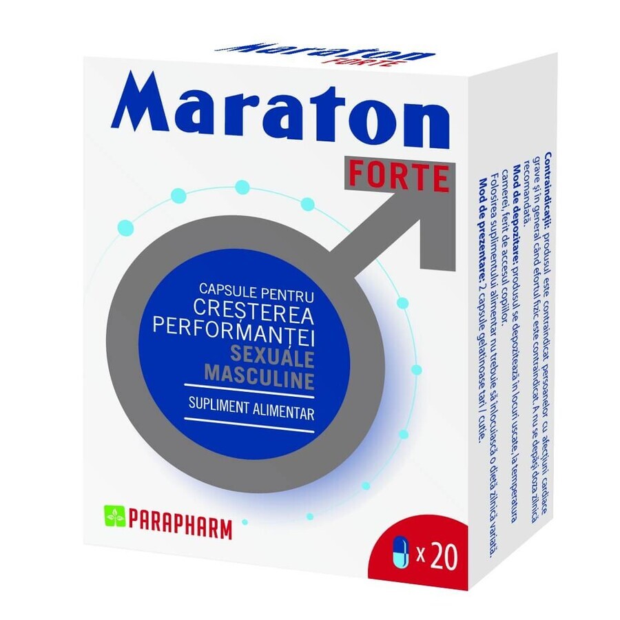 Maraton Forte, 20 Kapseln, Parapharm Bewertungen