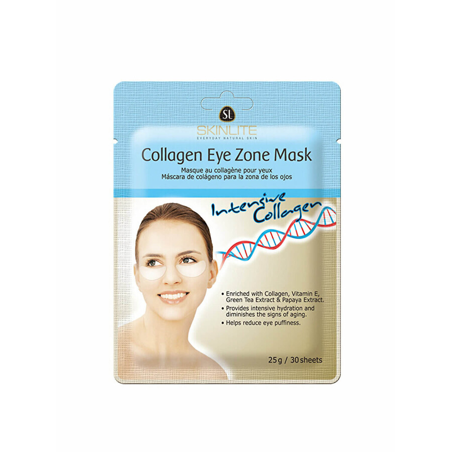 Collagen mask for eye area, 30 pieces, Skinlite