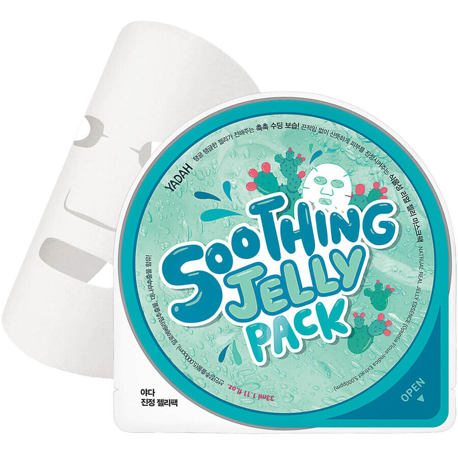 Masca de fata calmanta Soothing Jelly, 1 bucata, Yadah