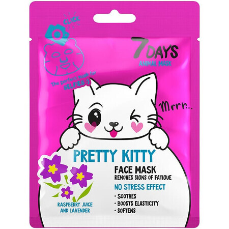 Masca de fata Pretty Kitty, 28g, 7 Days