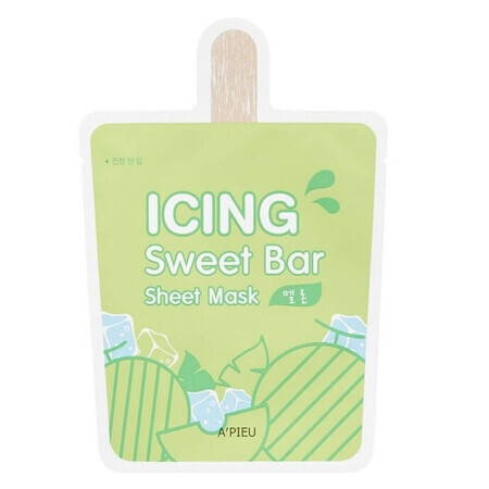 Masca faciala calmanta cu pepene galben Icing Sweet Bar, 21 g, Apieu