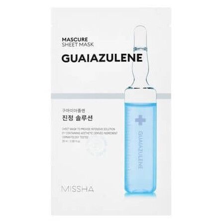 Mască Guaiazulene cu efect calmant Mascure, 28 ml, Missha