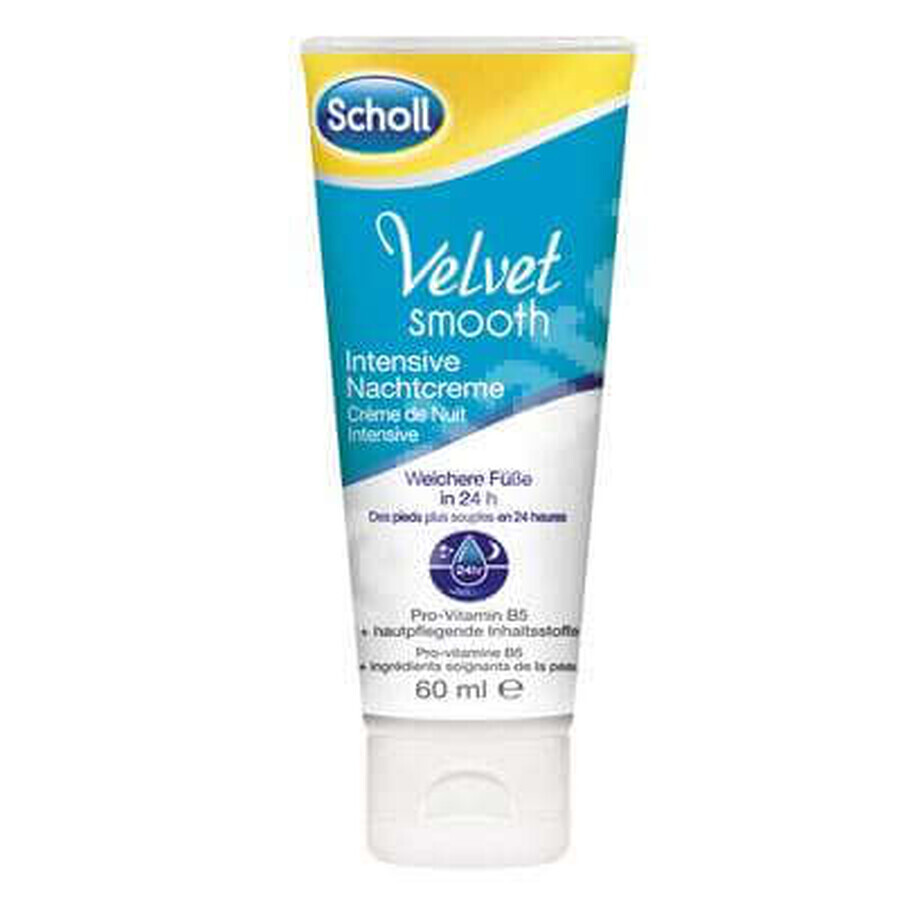 Masca hidratanta de noapte Velvet Smooth, 60 ml, Scholl