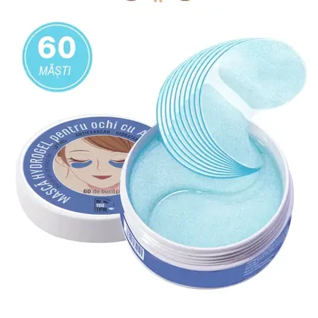 Hydrogel eye mask with hyaluronic acid, 60 pieces, Beyoutiful