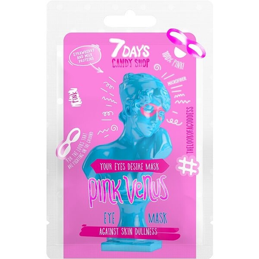 Masca pentru ochi Pink Venus, 25g, 7 Days