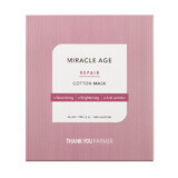 Masca reparatoare Miracle Age Repair Cotton Mask, 25 ml, Thank You Farmer