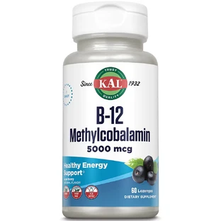 Methylcobalamin (Vitamin B12) 5000mcg Kal, 60 tablets, Secom
