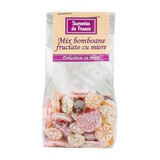 Fruchtige Bonbonmischung mit Honig, 100 g, Sucreries de France