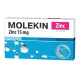 Molekin Zn 15 mg, 30 coprimate, Natur Produkt