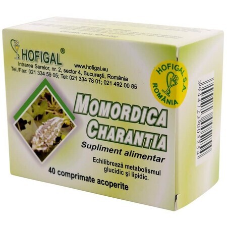 Momordica Charantia, 40 comprimate, Hofigal