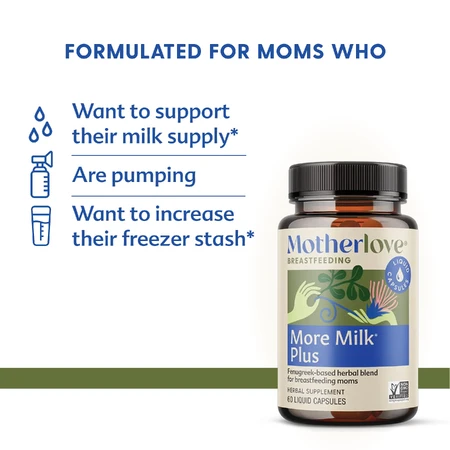 More Milk Plus, 120 Kapseln, Motherlove Herbal