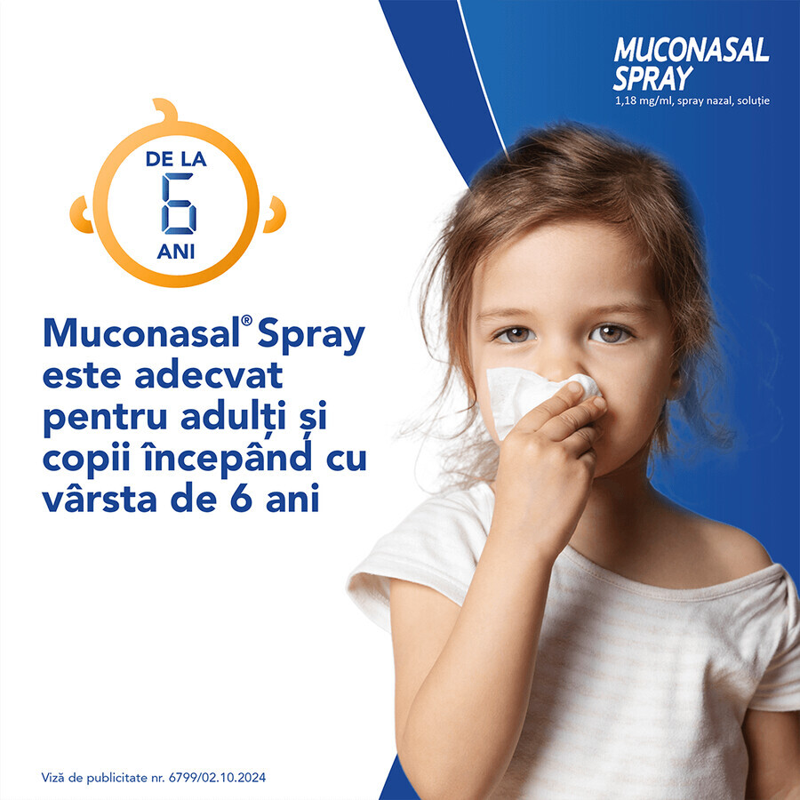 Muconasal Spray 1,18 mg Nasenspray, 10 ml, Sanofi