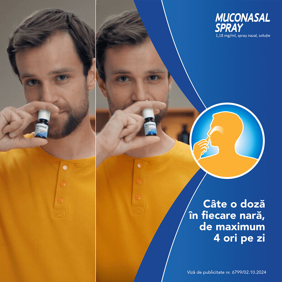 Muconasal Spray 1,18 mg Nasenspray, 10 ml, Sanofi