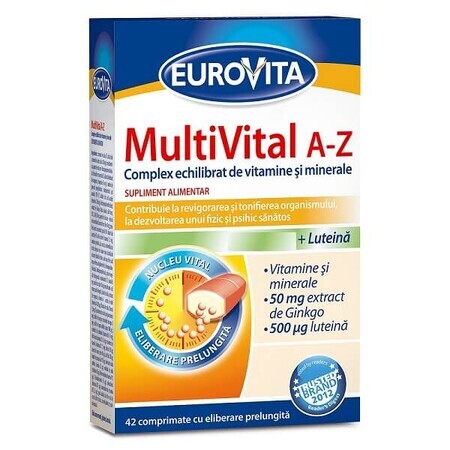 MultiVital A-Z, 42 comprimate, Eurovita