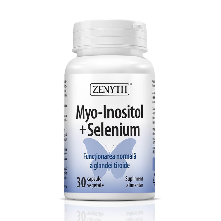 Myo-Inositol + Selen, 30 Kapseln, Zenyth