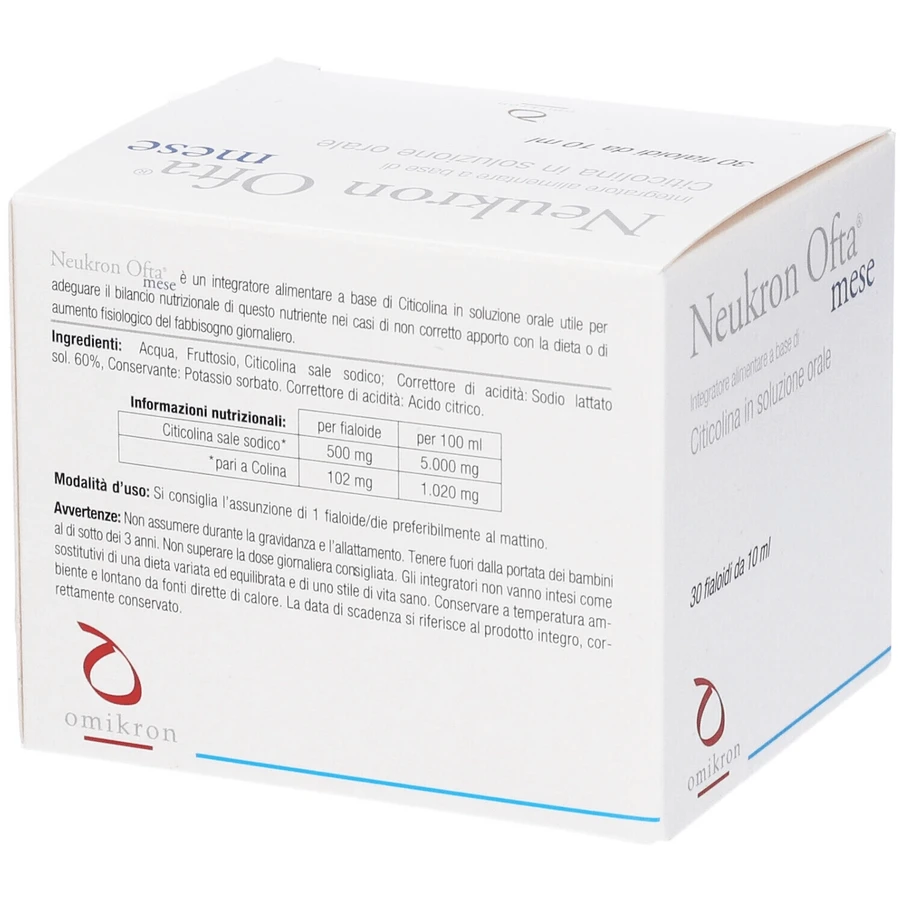 Neukron Ofta mese, 30 vials x 10 ml, Omikron