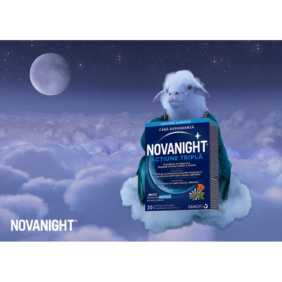 Novanight, 20 comprimate filmate, Sanofi