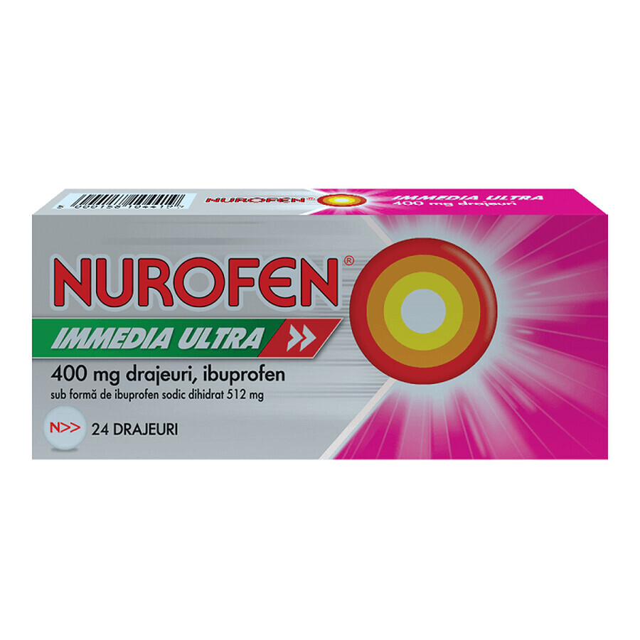 Nurofen Immedia Ultra 400 mg, 24 Packungen, Rockitt Benckiser Healthcare