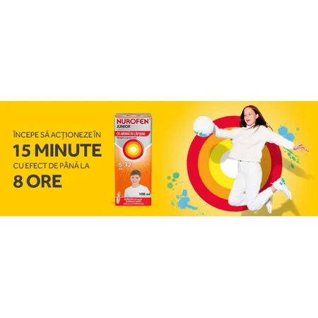 Nurofen Junior mit Erdbeergeschmack, 6-12 Jahre, 100 ml, Reckitt Benckiser Healthcare