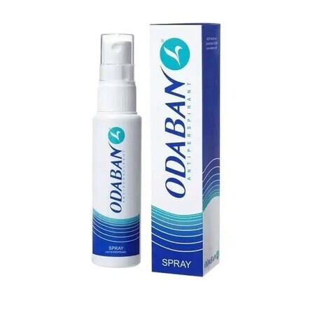 Odaban - Diskreter Spray für Achselhöhlen, Füße, Handflächen und Gesicht, 30 ml, Mdm Healthcare