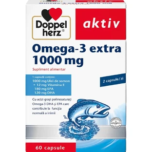 Omega 3 extra 1000 mg, 60 capsules, Doppelherz