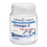 Omega 3 Lachsöl und Vitamin E, 120 Kapseln, Noblesse
