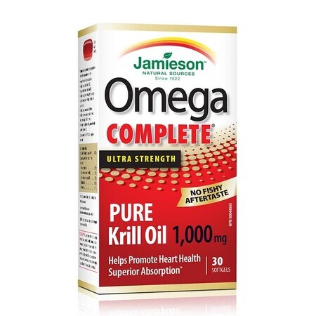 Omega Complete Super Krill 1000mg, 30 Kapseln, Jamieson